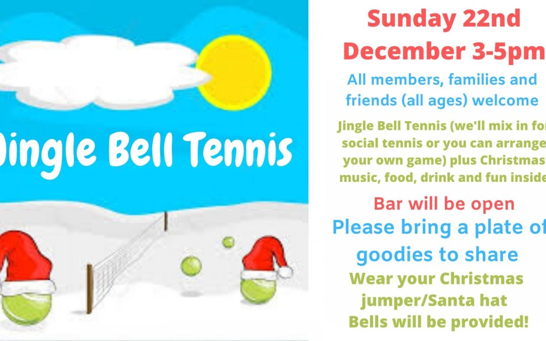 Jingle Bell Tennis- festive fun for all!