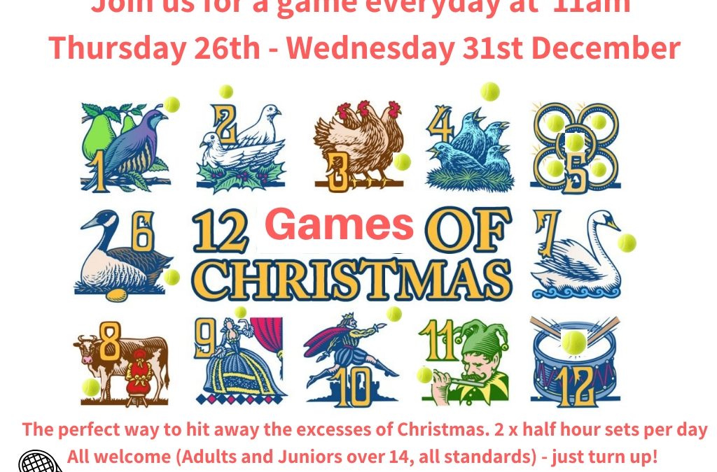 The 12 Games of Christmas!