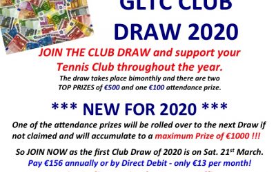 NEW FORMAT FOR CLUB DRAW 2020